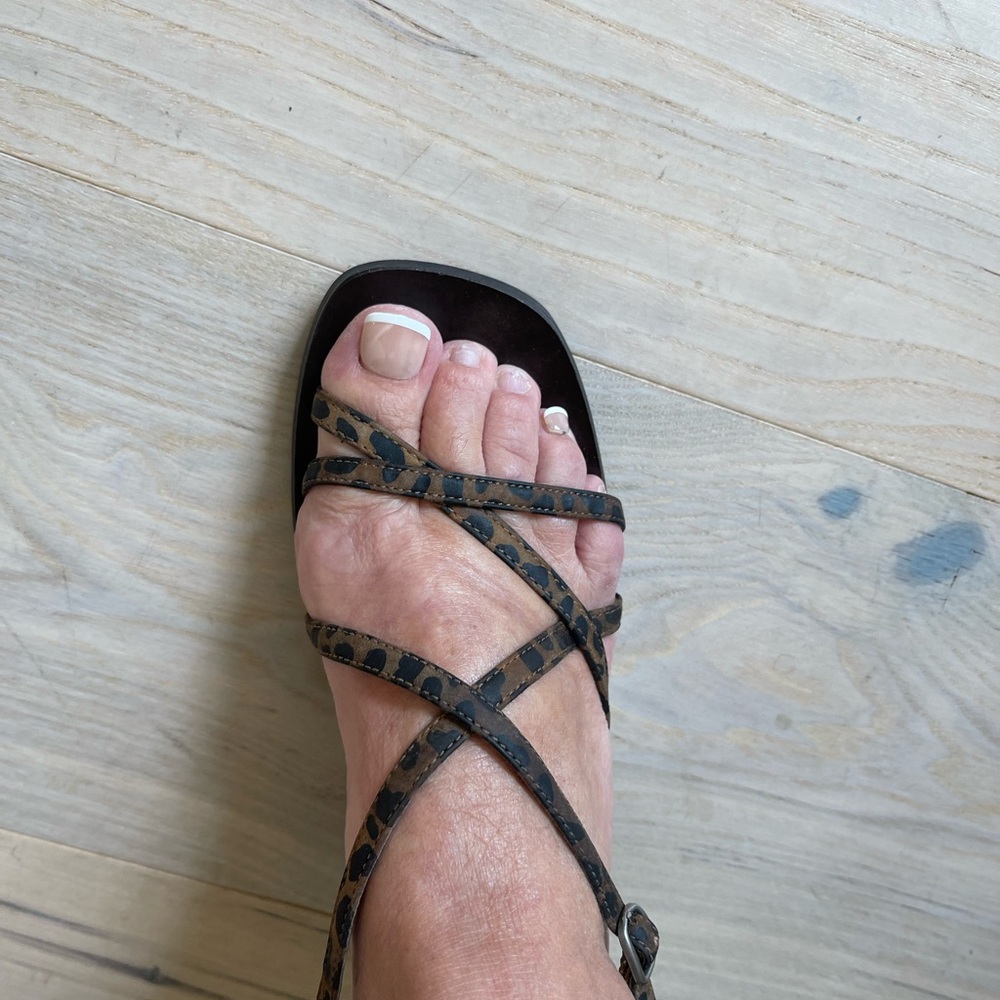 Pappagallo Sandals size 7.5 M.  Good condition .  Made in Brazil.